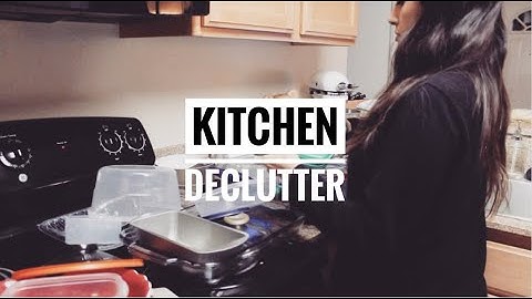 KITCHEN DECLUTTER & ORGANIZATION | CLEAN WITH ME - PART 1