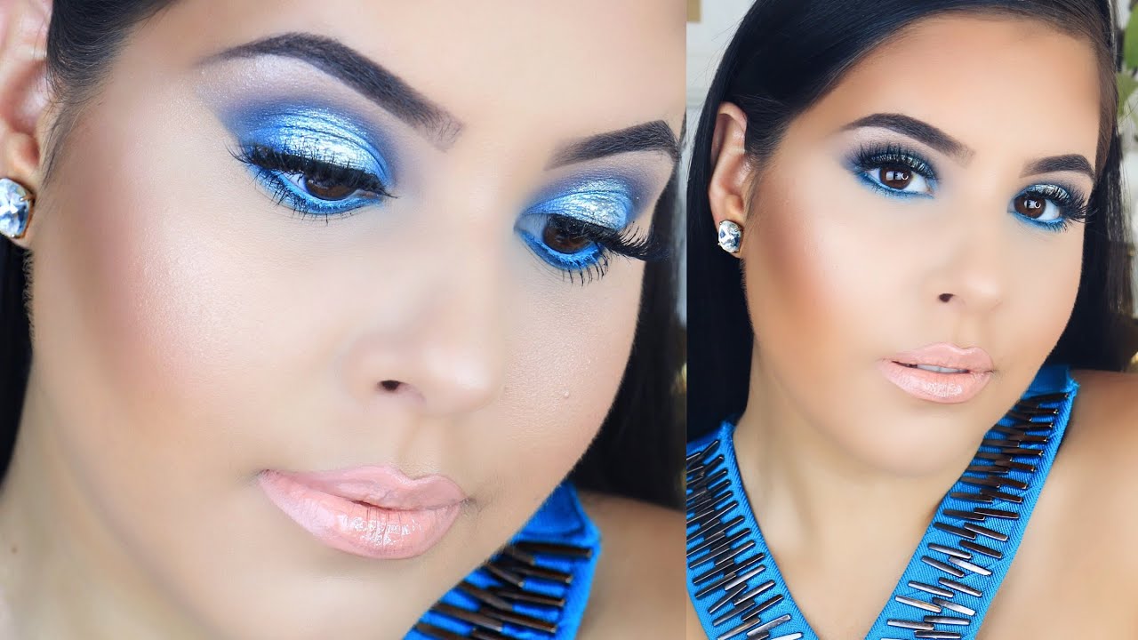 Icy Blue Smokey Eye | Nelly Toledo