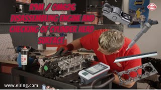 R9M & OM626 | Disassembling Engine and checking of Cylinder head surface