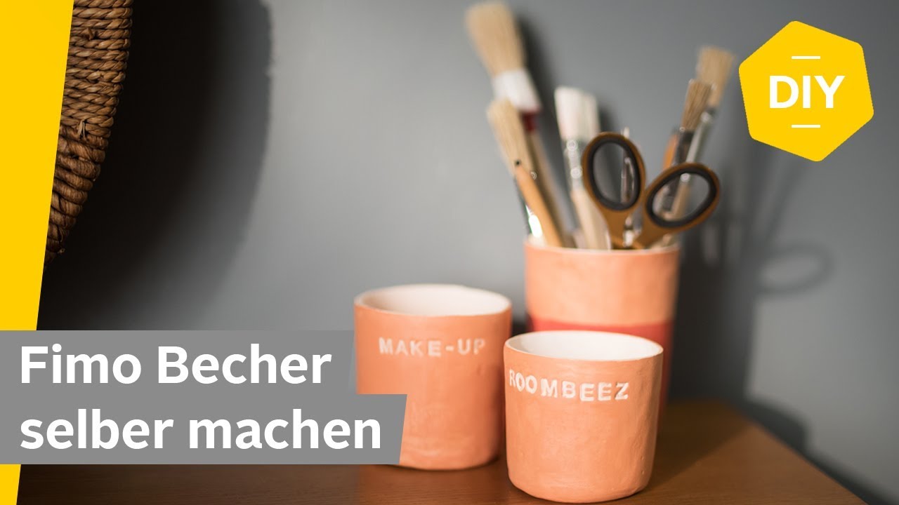 DIY: Becher selber machen aus Fimo | Roombeez – powered by OTTO
