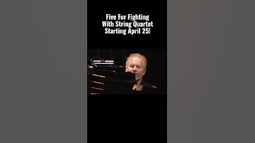 Five For Fighting with String Quartet Your starts 4/25 #superman #quartet #pianoandstrings