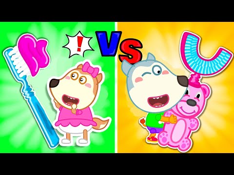 Don't Choose the Wrong Toothbrush - Best Parenting Life Hacks 🐺 Cartoons for Kids