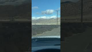 Storm Weather Brings Heavy Winds And Blows Tumbleweeds Across The Valley