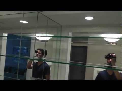 Video: Bara de oglindă dublă și rafturile de afișare a măiestriei complexe