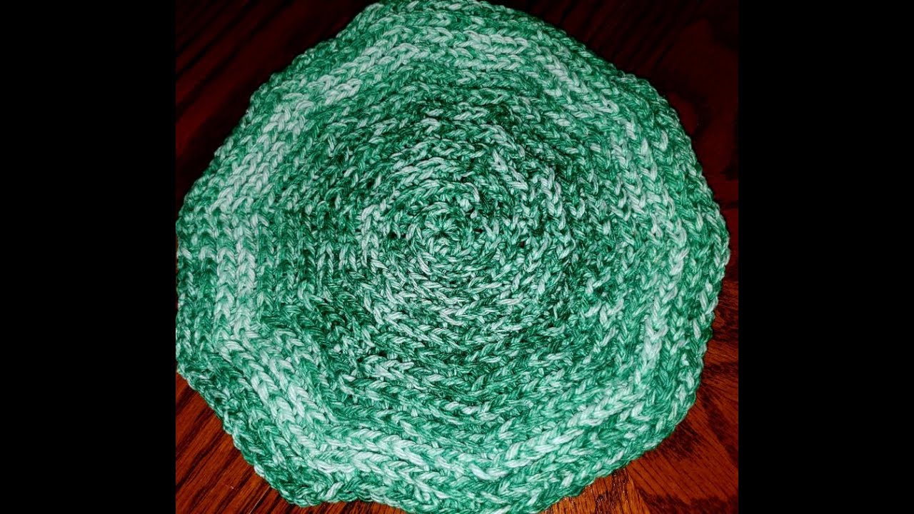 3rd Loop Half Double Crochet Dishcloth Tutorial YouTube