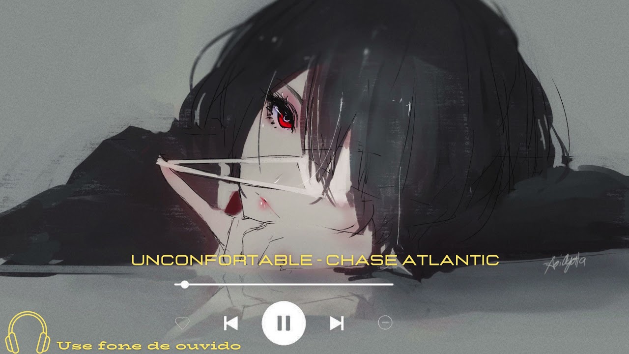 Chase Atlantic - Uncomfortable (slowded reverb com som de chuva) sound rain