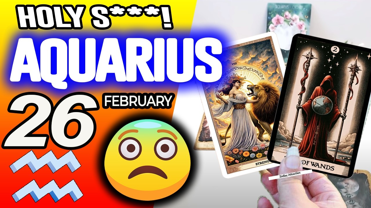 Aquarius ♒HOLY S***❗️😱I MUST WARN YOU ABOUT THIS PERSON❗️🚷 horoscope for today FEBRUARY 26 2026 ♒