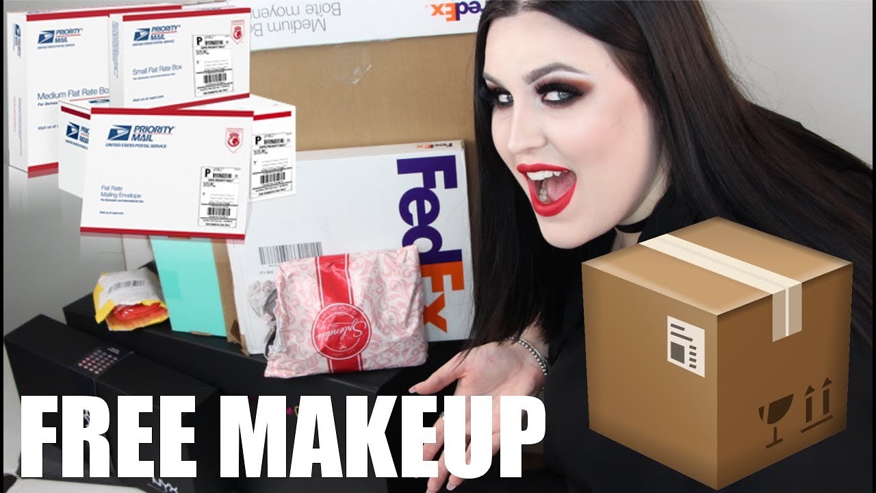 FREE MAKEUP BEAUTY GURUS GET PR UNBOXING YouTube