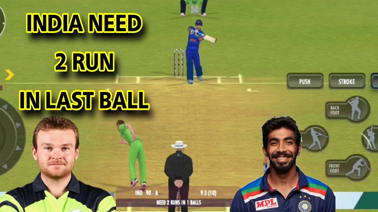 INDIA VS IRELAND MOST INTENSE MATCH 😲 || REAL CRICKET 22 - YouTube