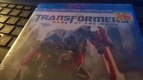 Transformers Dark of the moon Blu ray unboxing