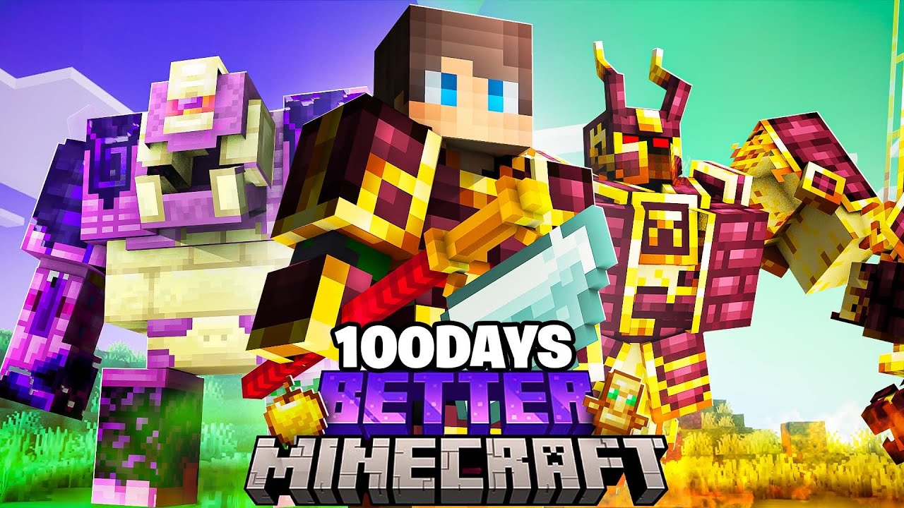 I Survived 100 Days in Better Minecraft Hardcore 