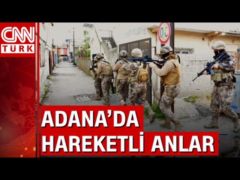 Adana'da suç çetesine şafak baskını!