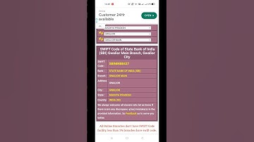 State Bank Of India Swift Code Check | How To Check SBI Bank Swift Code | Bank Swift Code