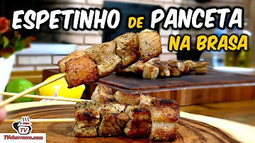 Como Fazer Tiras de panceta na churrasqueira?