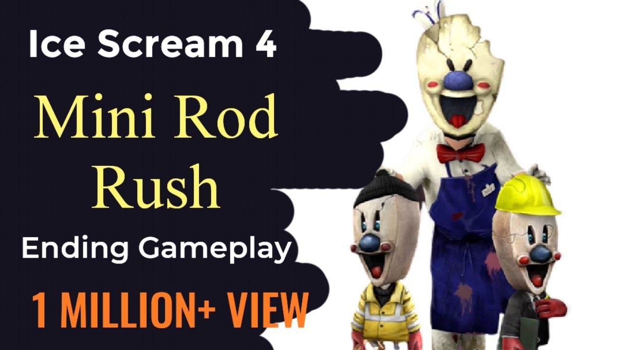 Ice Scream 4 Rod Rush 😨🤪 Funny Memes 