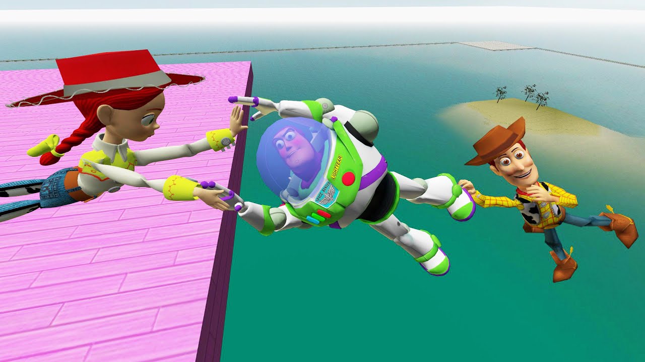 Gmod Ragdolls [Woody, Buzz, Jessie from Toy Story] vol.37
