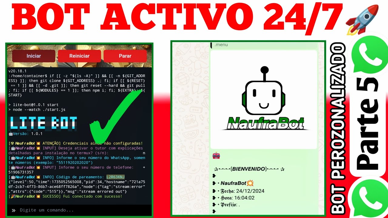Como HOSPEDAR tu BOT de WhatsApp para TENERLO ACTIVO 24/7 en tus grupos ...