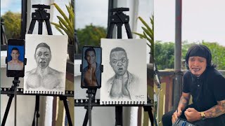 Sinubukan Kong Iguhit Ang Macho Na Si Rendon Labador Boy Iyak