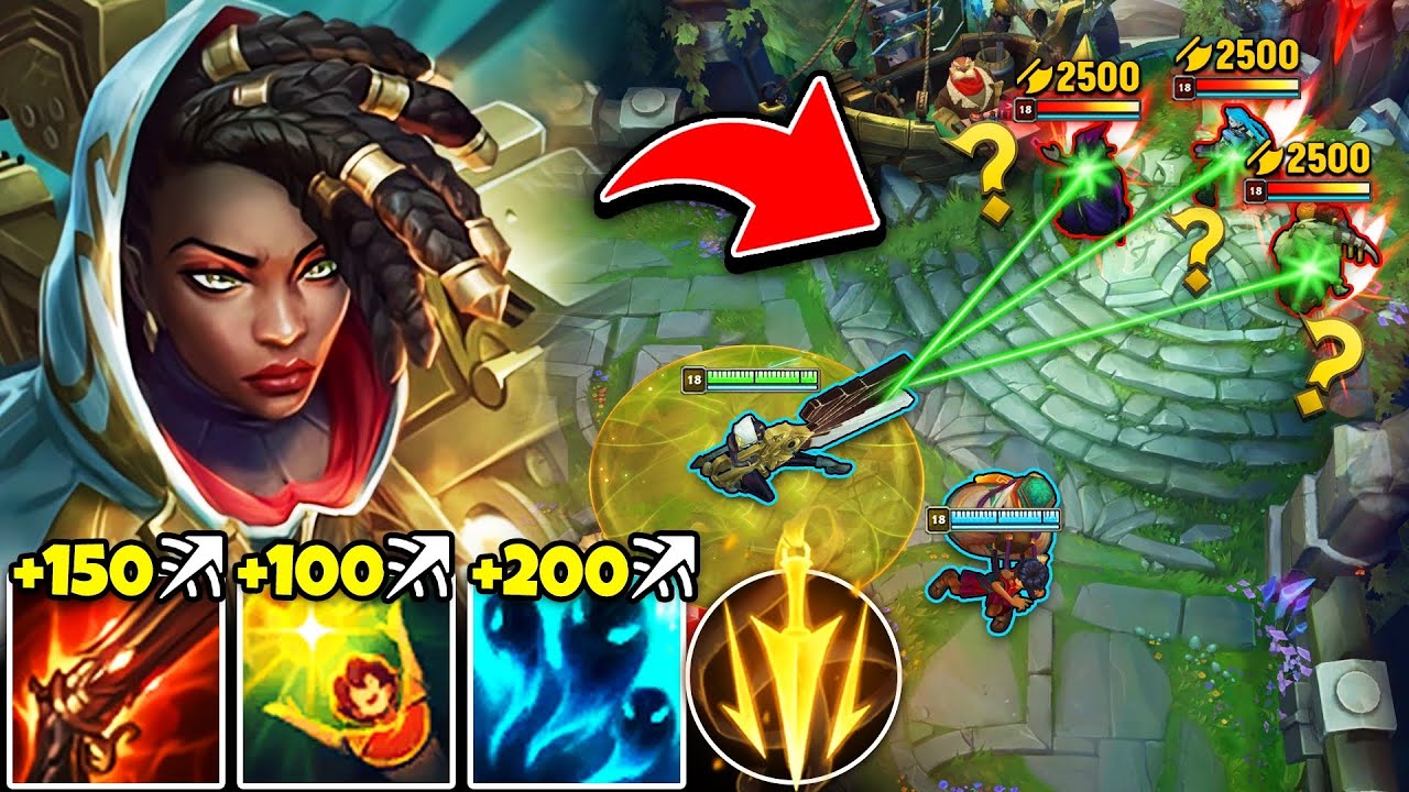 I broke the Attack Range RECORD with this Senna build (ATTACK THEM IN FOUNTAIN)