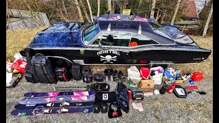 Unloading my 1968 Buick Wildcat After a Ski Season in European Alps