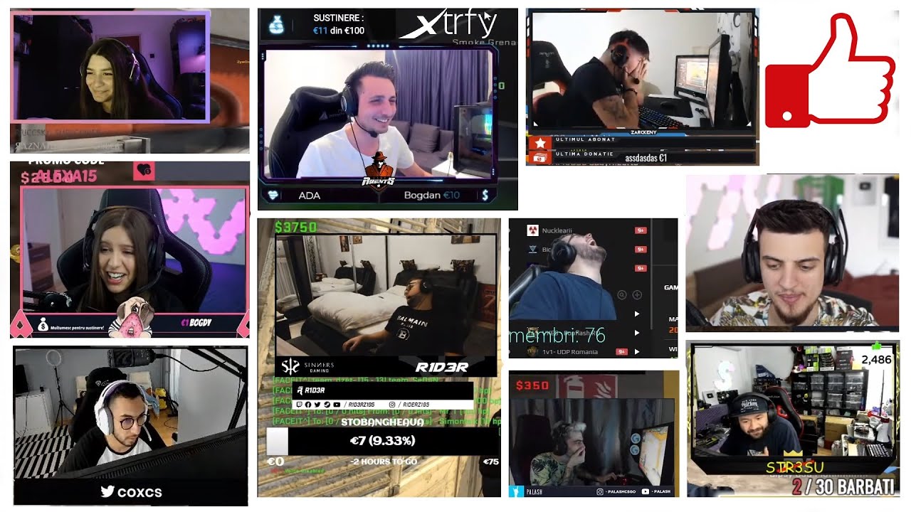 FUNNY MOMENTS / ROMANIAN STREAMERS #3