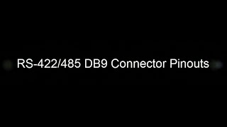 Brainboxes - RS-422 485 DB9 Connector Pinouts