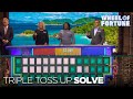 Angela Solves All 3 Food Themed Triple Toss Up Puzzles Wheel Of Fortune