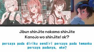 Lyrics/Indo Sub Kanojo Okarishimasu S2 OP full ~ [Himitsu Koi Kogoro] HoneyWithWorks