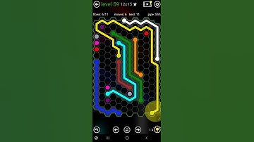 How To Solve Flow Free Hexes Jumbo Hextangle Pack Level 59 12x15 Walk Through Solution Walkthrough