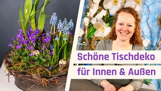 Bezaubernde Tischdeko mit Tulpen & Frühjahrsblühern: Ideen für Innen & Außen