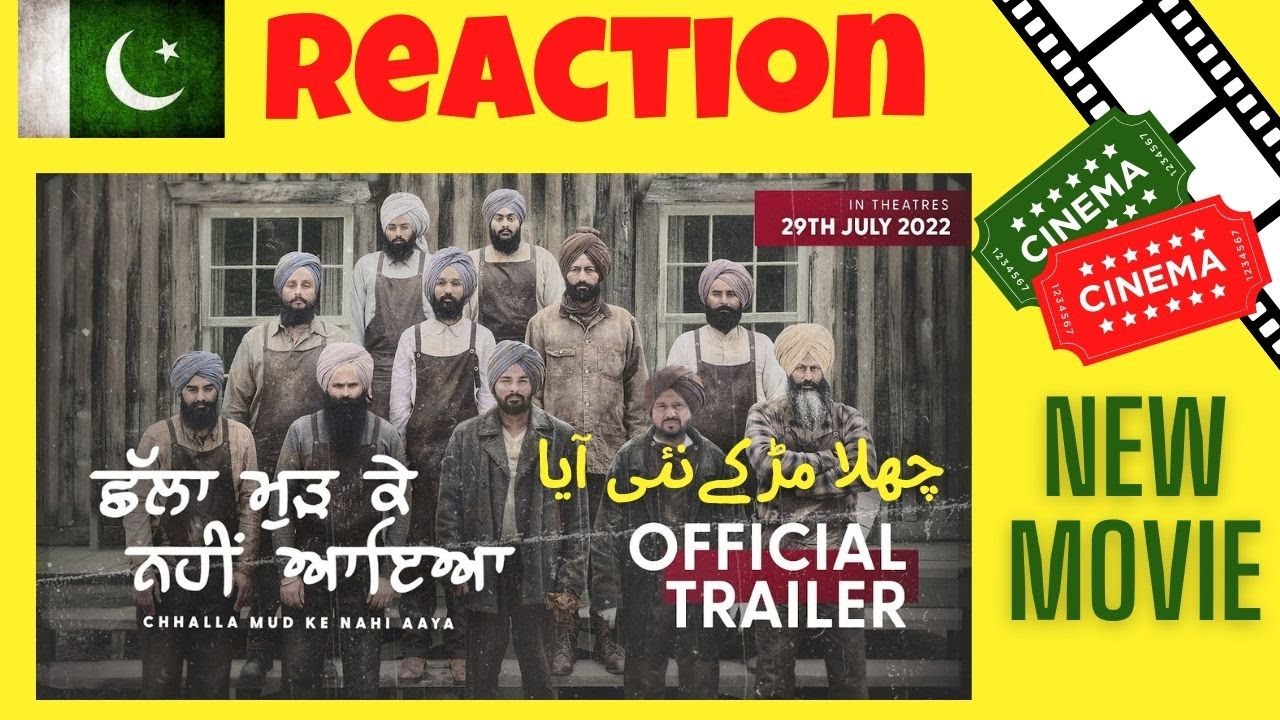 Chhalla Mud Ke Nahi Aaya (Official Trailer) | Amrinder Gill | Pakistani reaction | Chamkeela TV