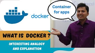 What is Docker (container) ? Easiest explanation with interesting analogy #techdiscussion