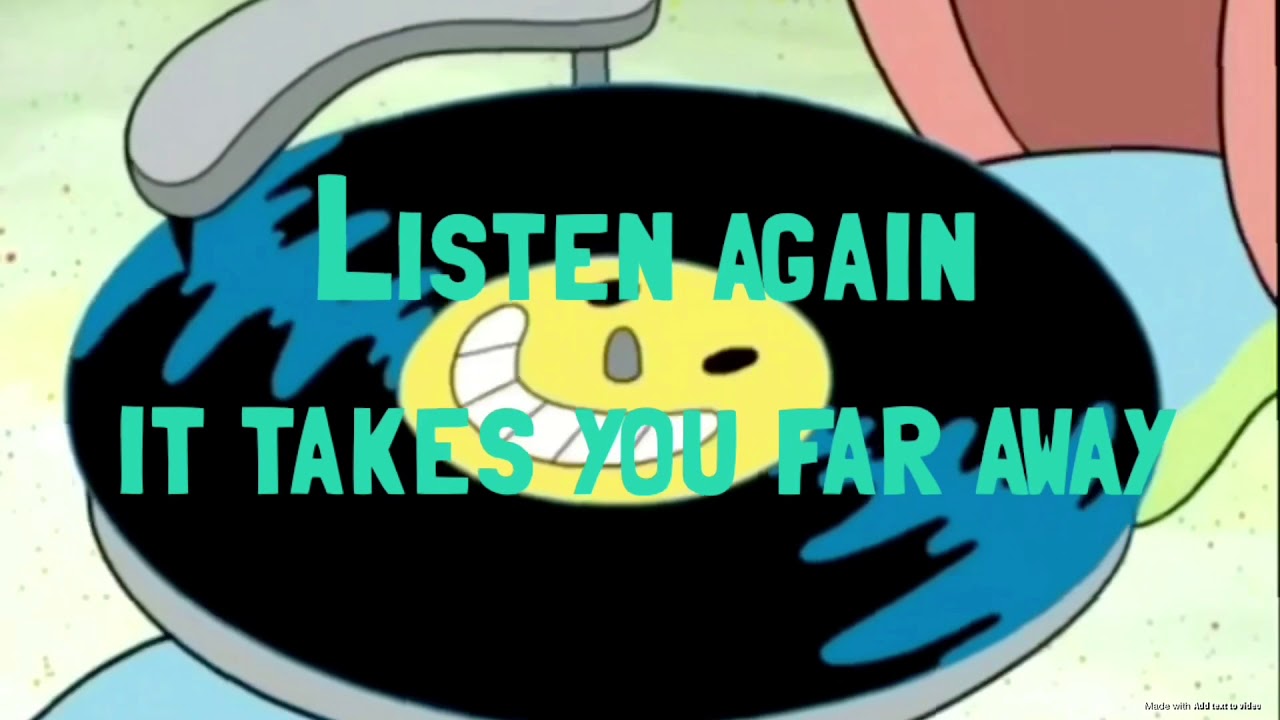 Spongebob Musical Doodle spinning record with lyrics YouTube