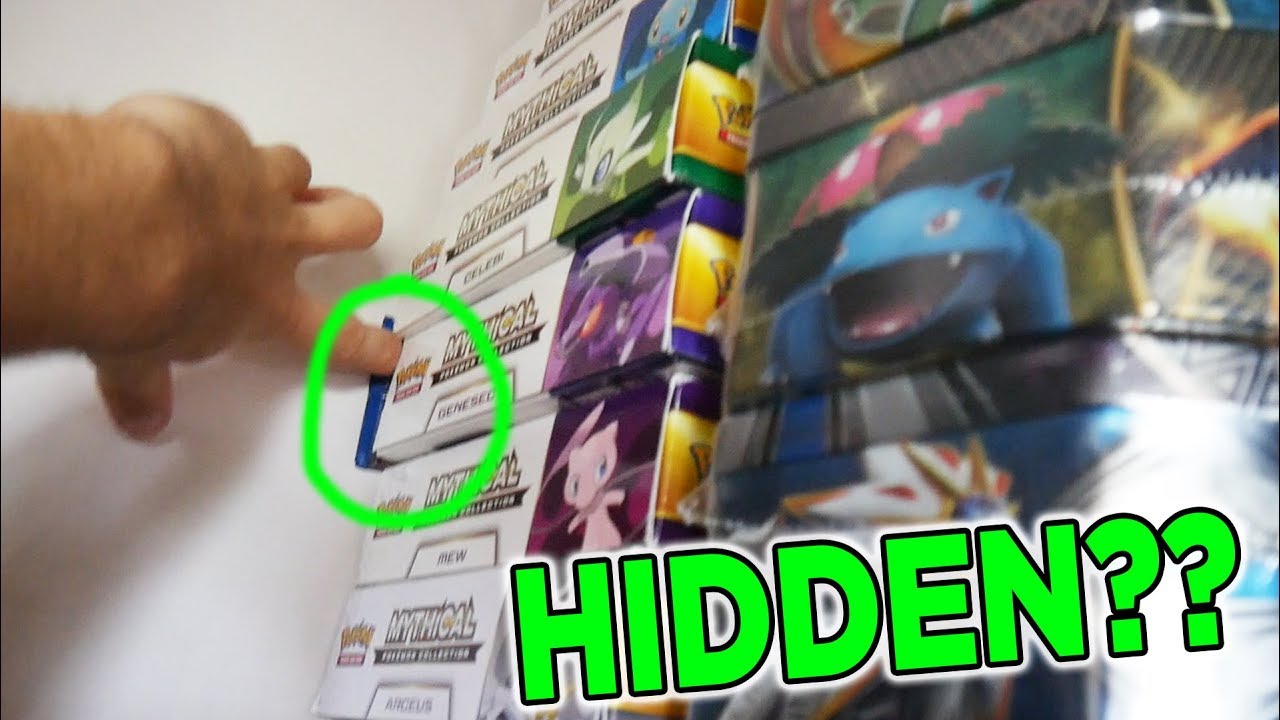SEARCHING FOR HIDDEN POKEMON CARDS IN MY OWN STUDIO!! Epic Finds ...