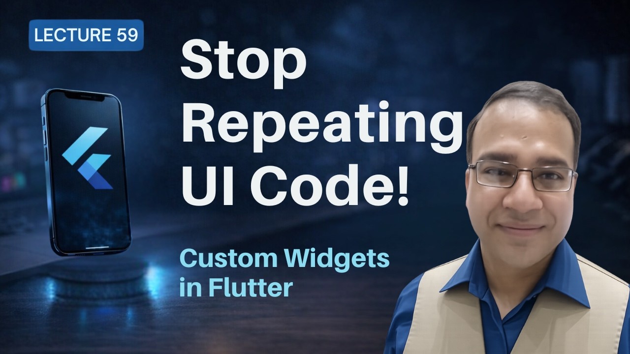 Flutter Custom Widgets Tutorial | Reusable Widgets in Flutter | Urdu ...