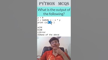 Python Programming MCQ Explained | Learn Python in a Minute #infytqmcq #infytq #shorts #python