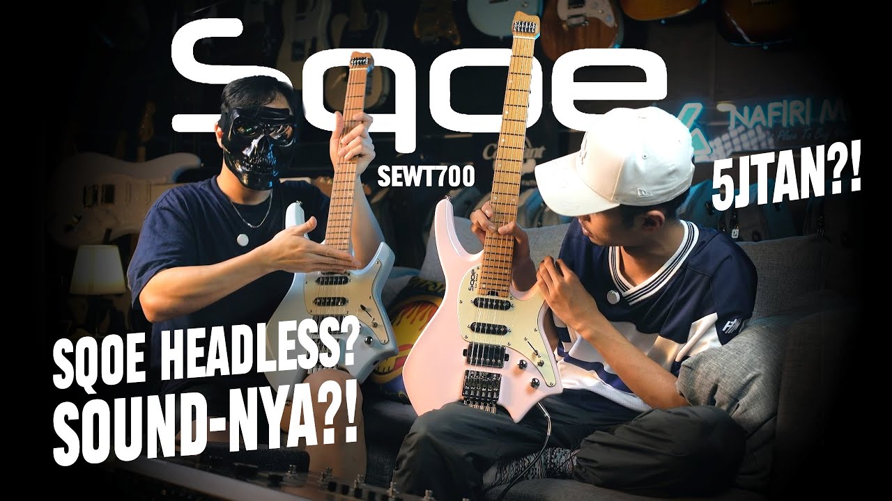 SQOE BIKIN GITAR HEADLESS?! EMANG BAGUS? | Review Sqoe SEWT700 HSS