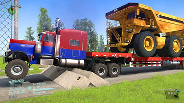 Spintires Mudrunner Truck Mod  | Driver Skills Gameplay | Game Daily29 #mudrunner #spintires