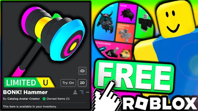 NEW* GET 20 FREE CATALOG AVATAR CREATOR ITEMS NOW IN ROBLOX! 😎🥳 