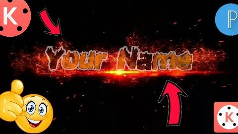 Kinemaster Fire Effect Intro & Text Animation - Kinemaster Tutorial