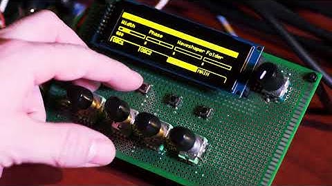 Wavetable module  / (Nanopolis Antigone early prototype)