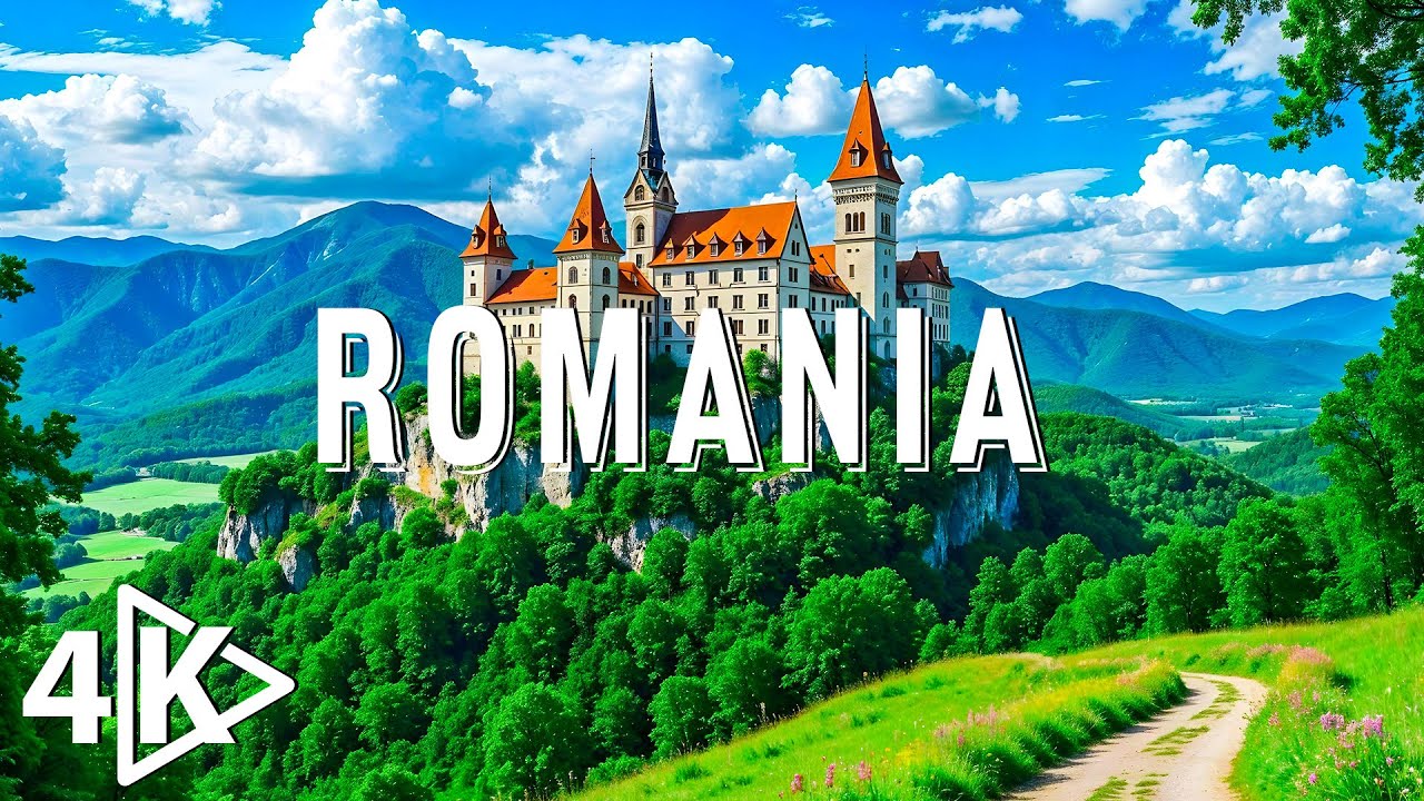 Romania 4K UHD |  Soothing Music with Castles, Carpathian Mountains, and Cultural Wonders