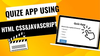 How To Make Quiz App Using JavaScript | Build Quiz App With HTML CSS & JavaScript