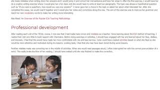 My Personal Reflection On My First Teaching Experience | ITTT TEFL BLOG