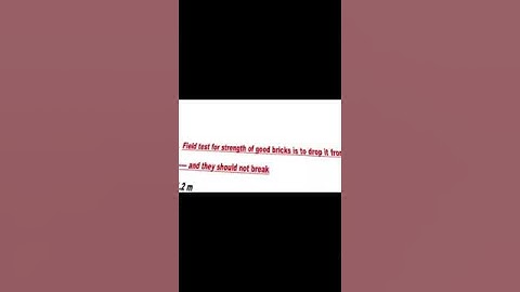 TNPSC AE 2023/Building Material and Construction Practices/Bricks/MCQ’s