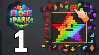 Block Park: Puzzle Gameplay Walkthrough Part 1 | iOS, Android, Puzzle Game screenshot 1