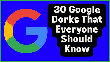 Learn these Google dorks and that
