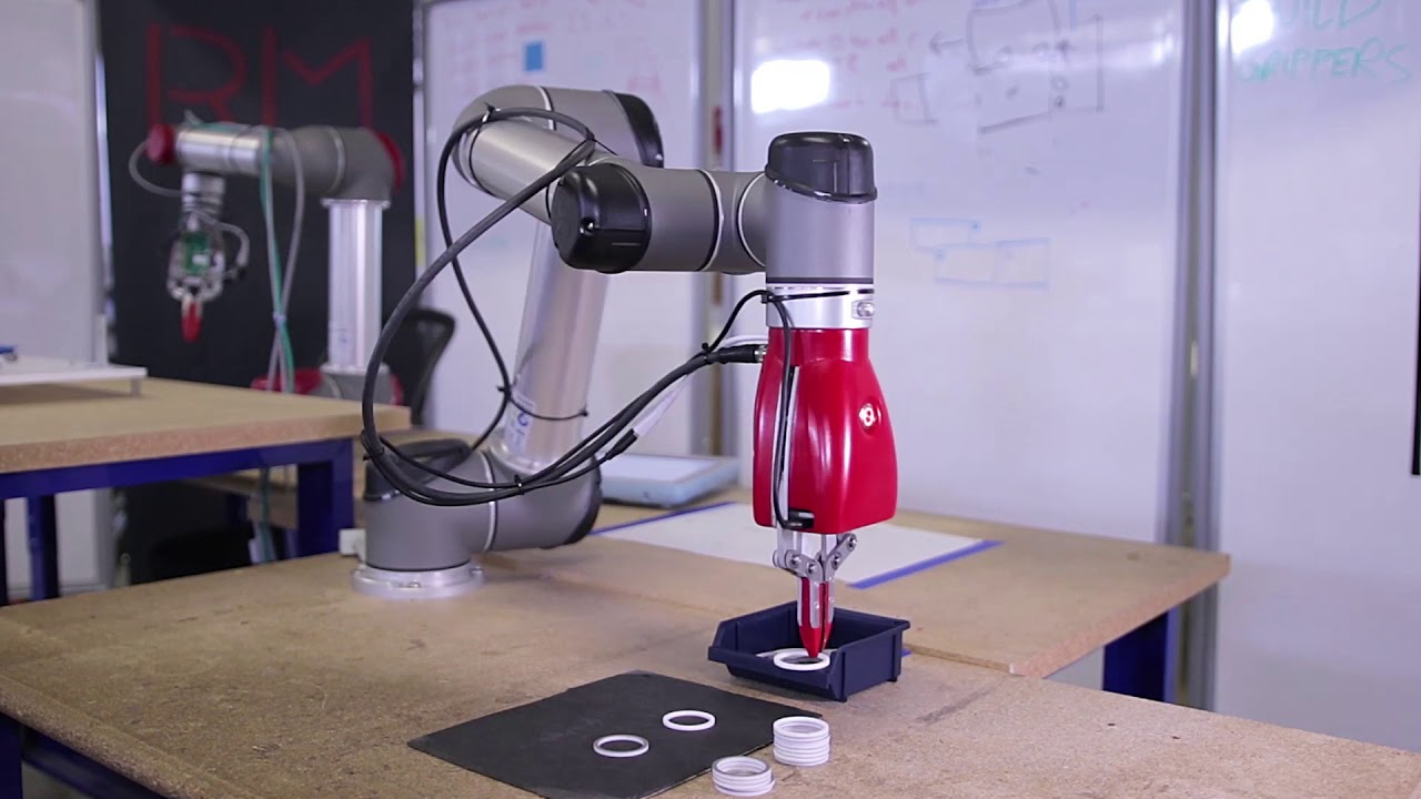 Robotic Materials Inc. smart hand picking, sorting, and stacking rings