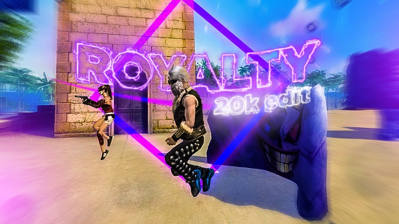 Royalty   20k sub edit  Free fire iPhone 8 plus