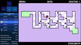 The World's Hardest Game - Speedrun in 5:55